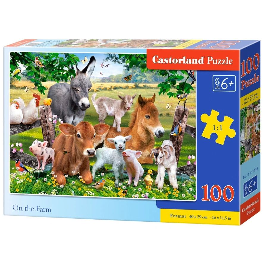 Castorland, Във фермата, пъзел 100 части