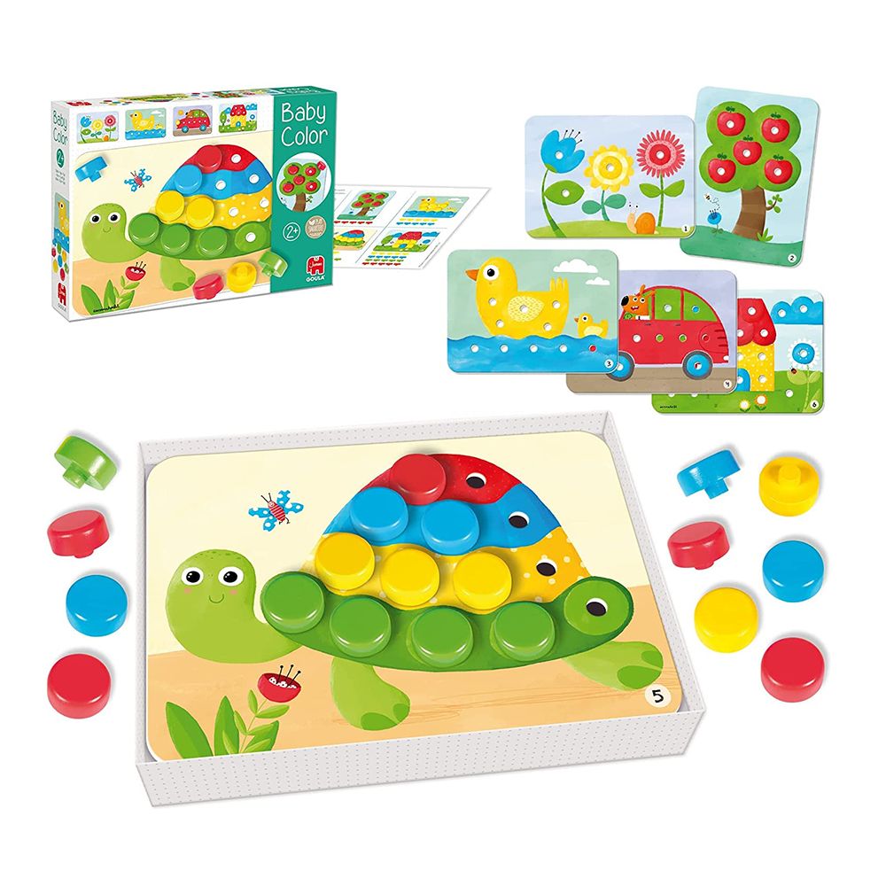 Бебешка мозайка, Цветове