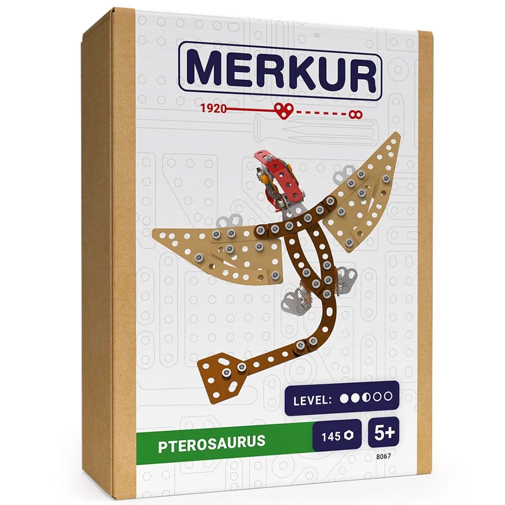 Merkur, Метален конструктор, Динозаври, Птерозавър, 145 части