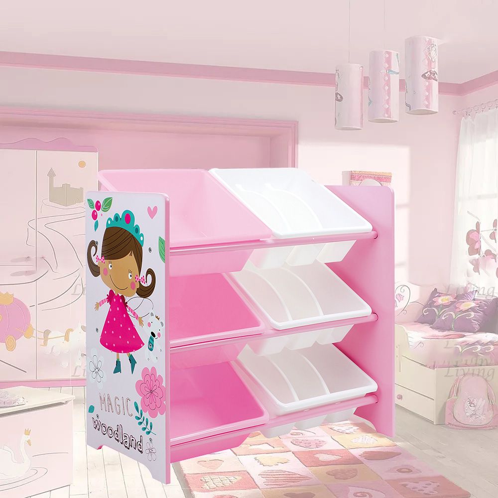 Детски стелаж-органайзер, Принцеса