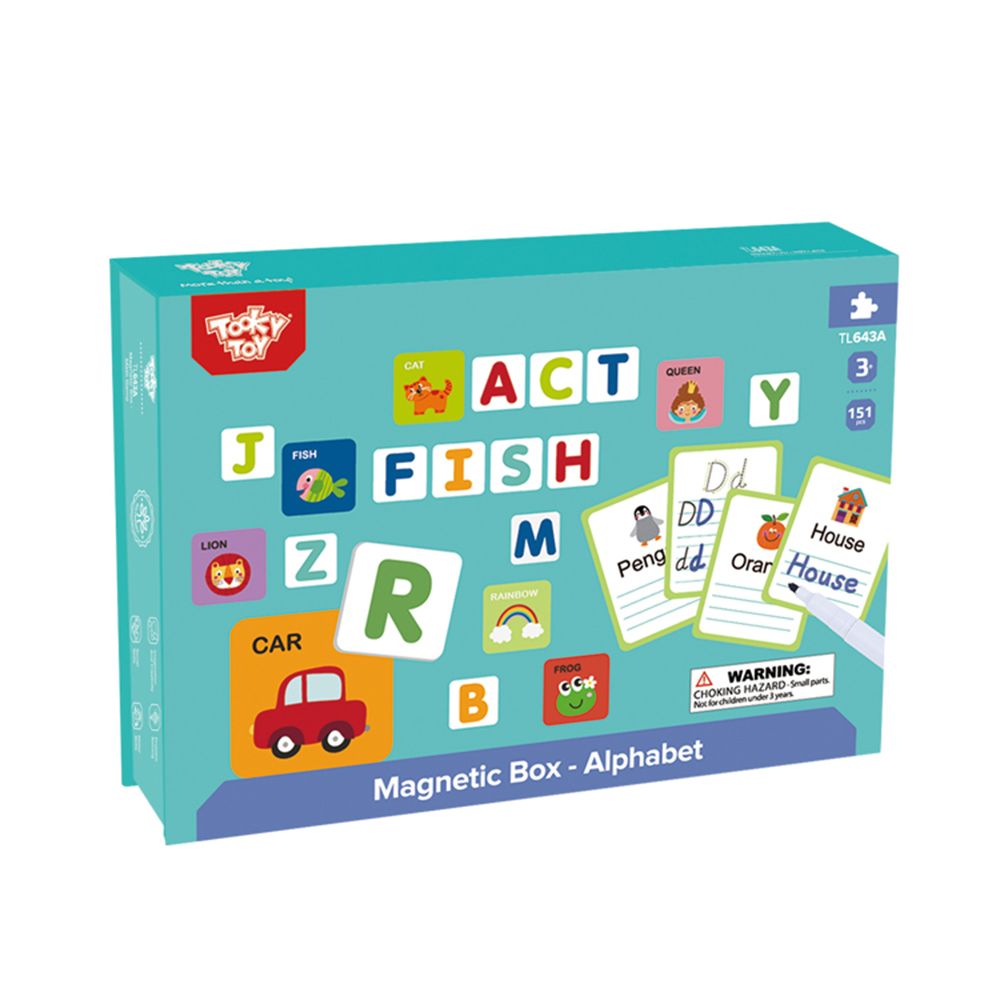 TookyToy, Магнитна книга, Английска азбука