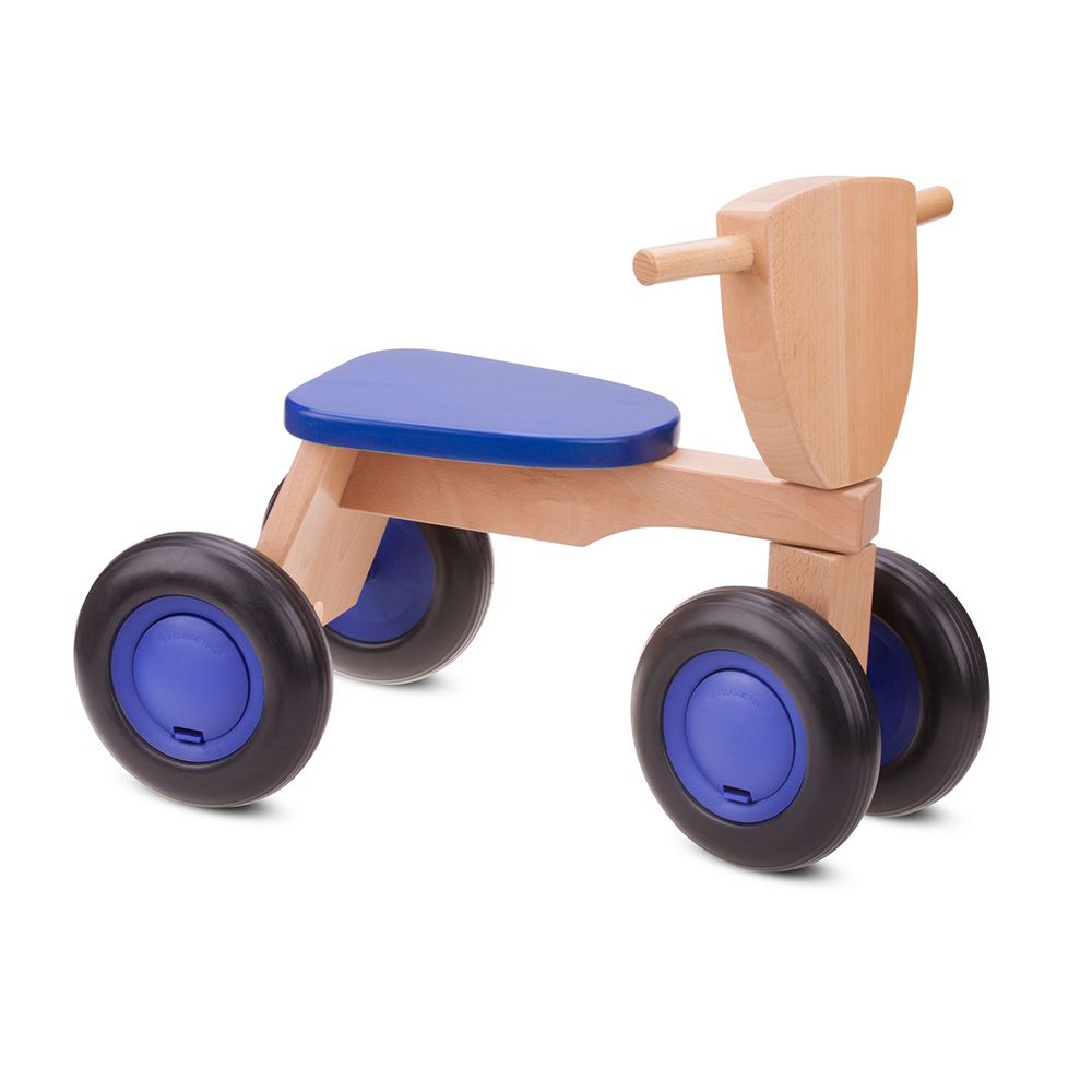 New Classic Toys, Дървено колело за бутане с краченца, синьо