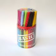 Флумастери BASIC Джъмбо с моливник, 42 броя