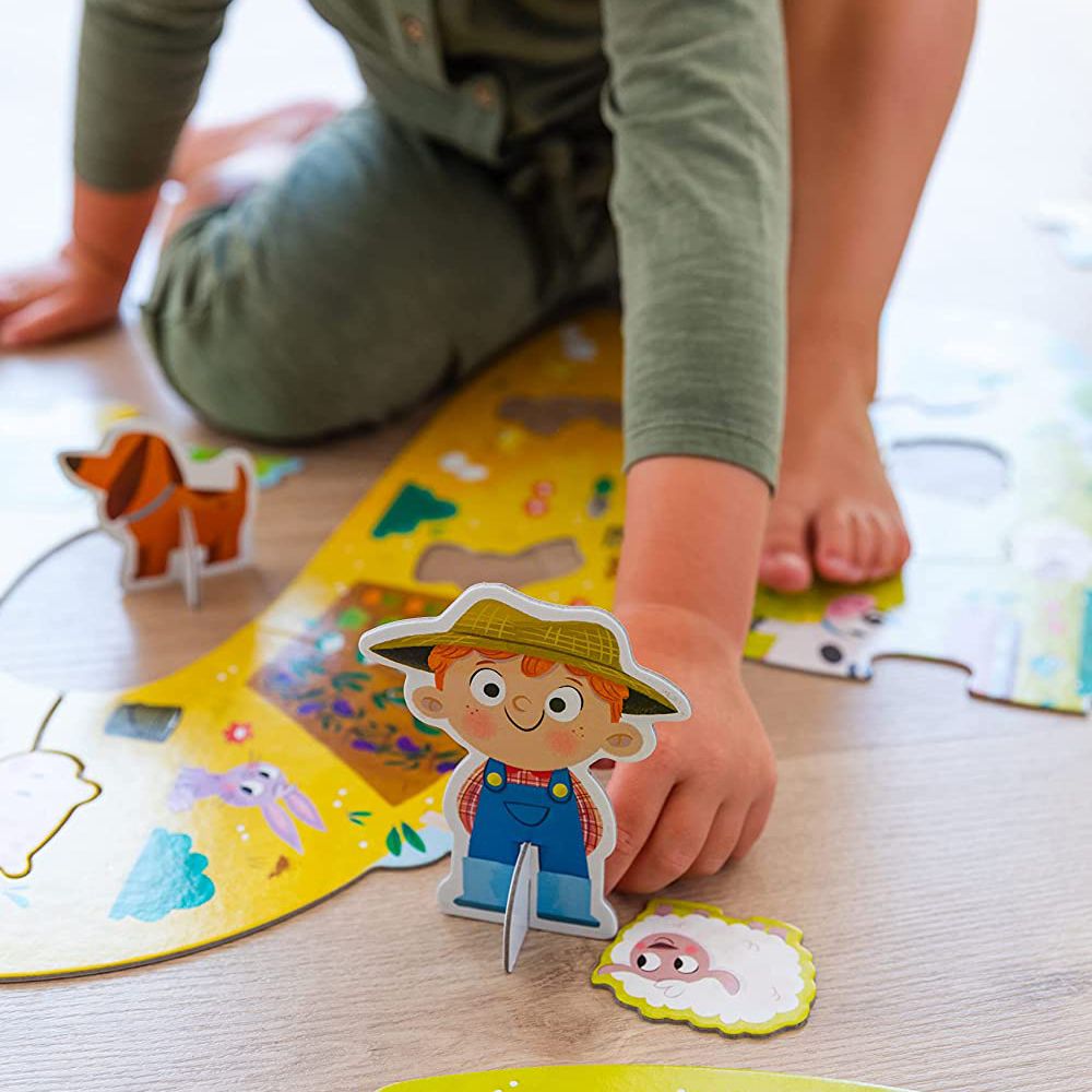 Прогресивен пъзел ферма, 18 XXL части