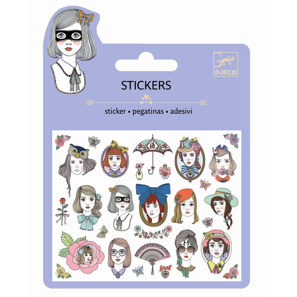 Djeco, Детски мини стикери, Момичета