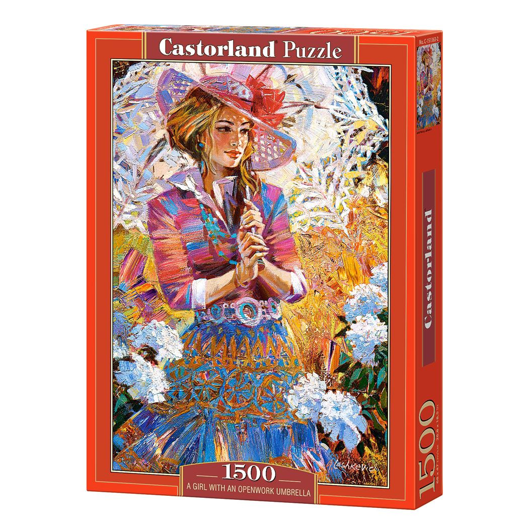 Castorland, Момиче с чадър, пъзел 1500 части