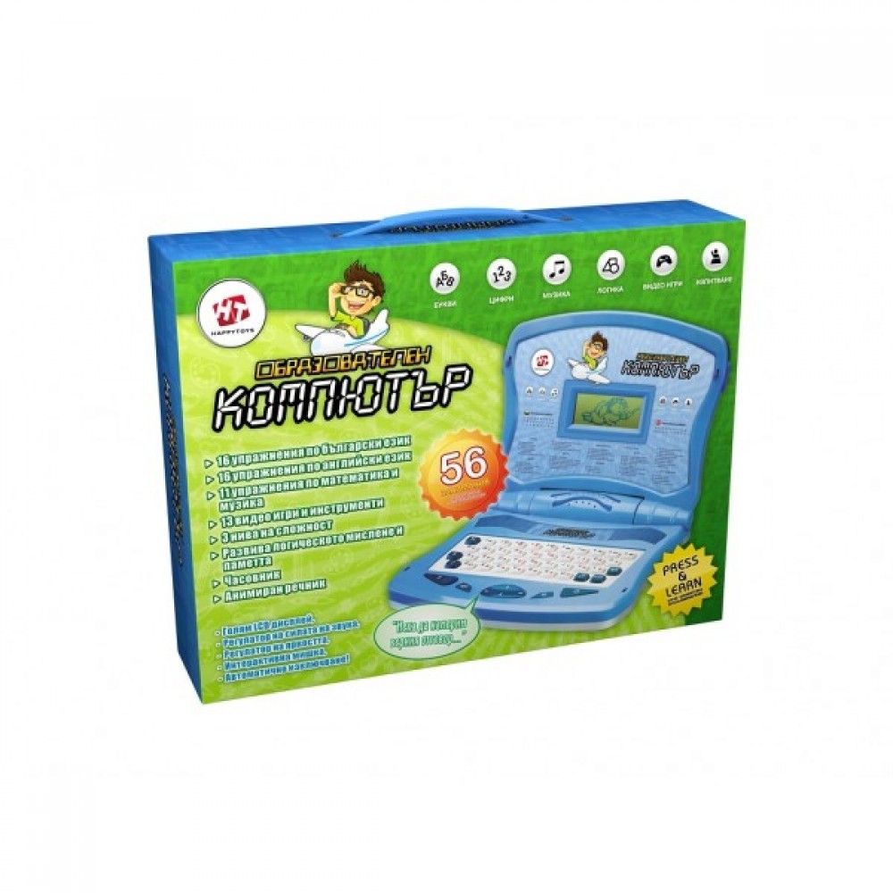 Happytoys, Образователен компютър с 56 занимания