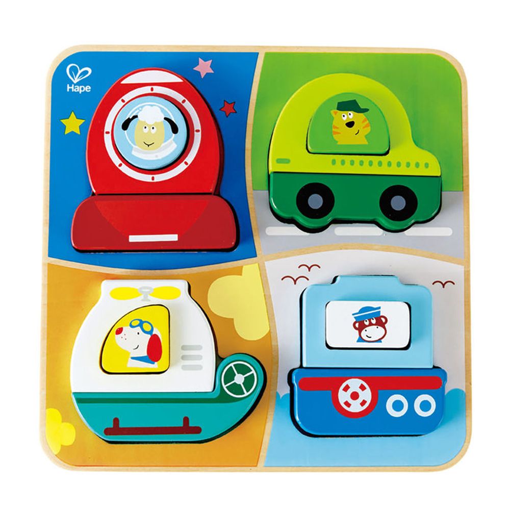 Hape, Дървен пъзел-сортер, Пътешествие