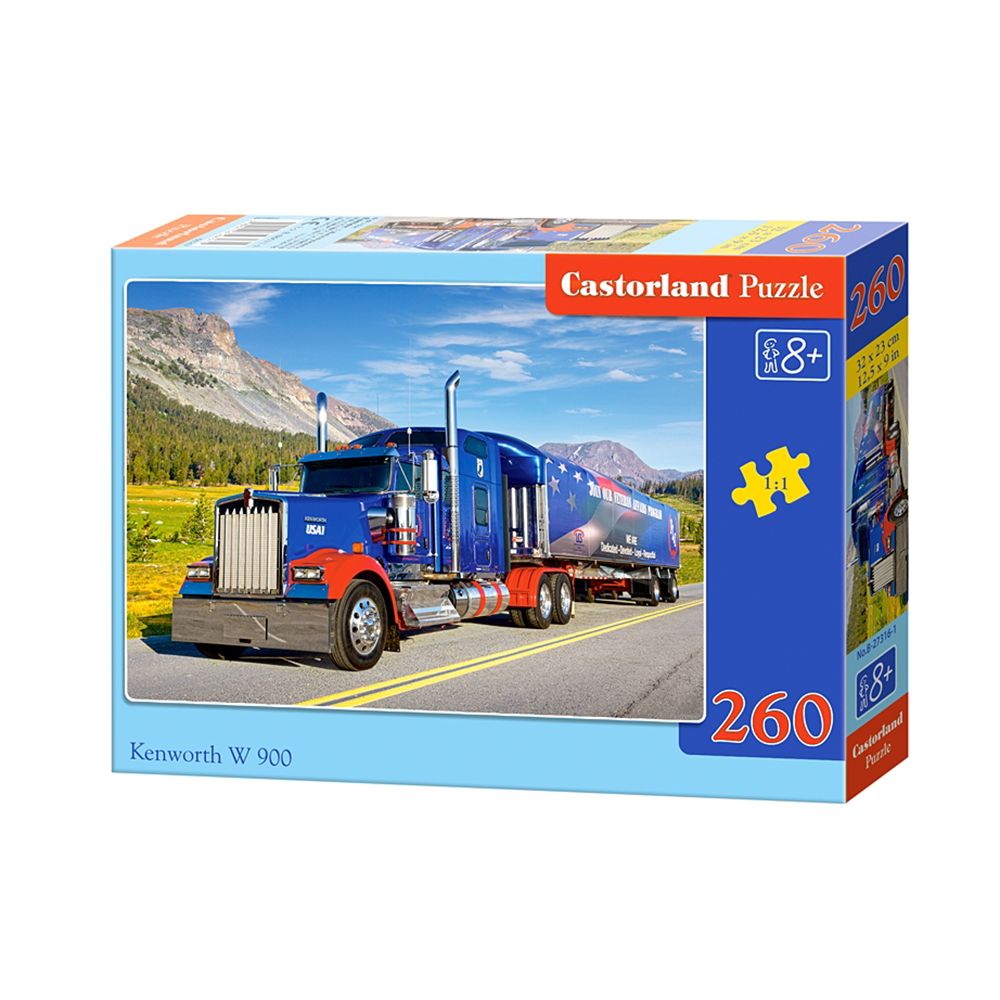 Castorland, Камион Kenworth W 900, пъзел 260 части