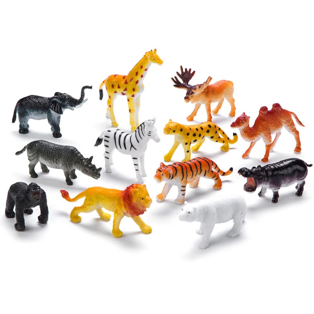 FAUNICA, Фигурки на диви животни в туба, 12 части