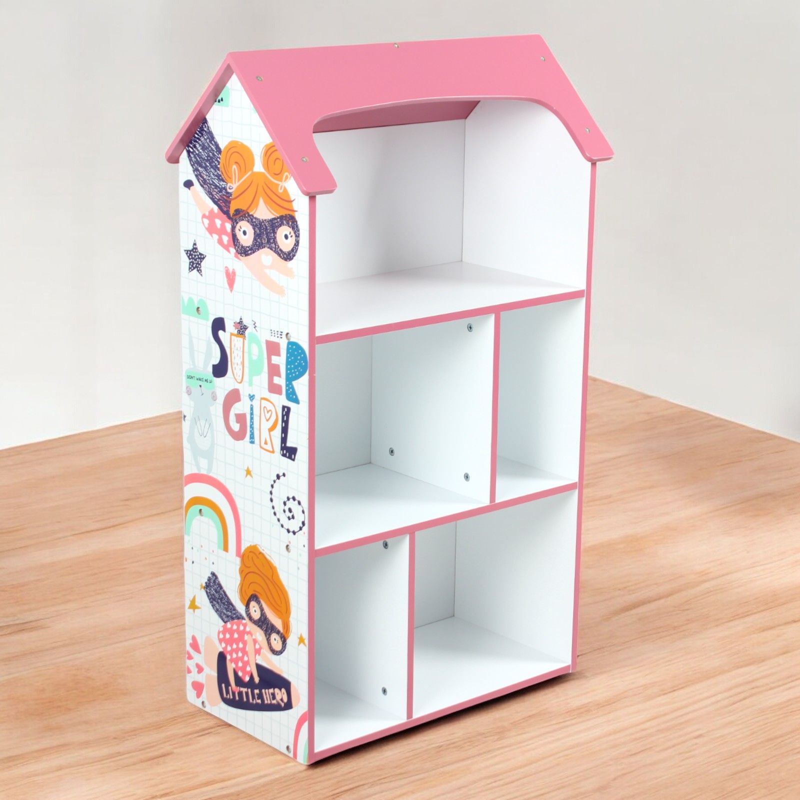 Детски стелаж-органайзер къщичка, Фея и дракон