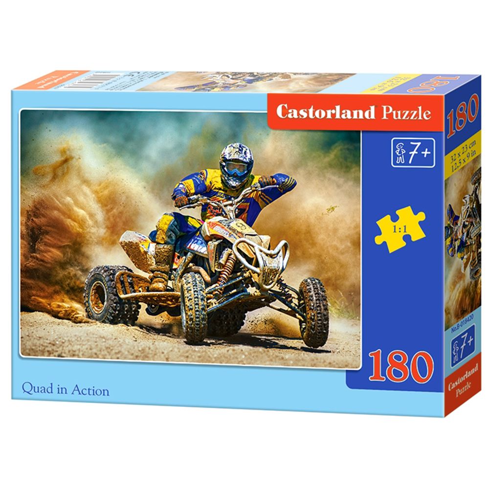 Castorland, АТВ в действие, пъзел 180 части