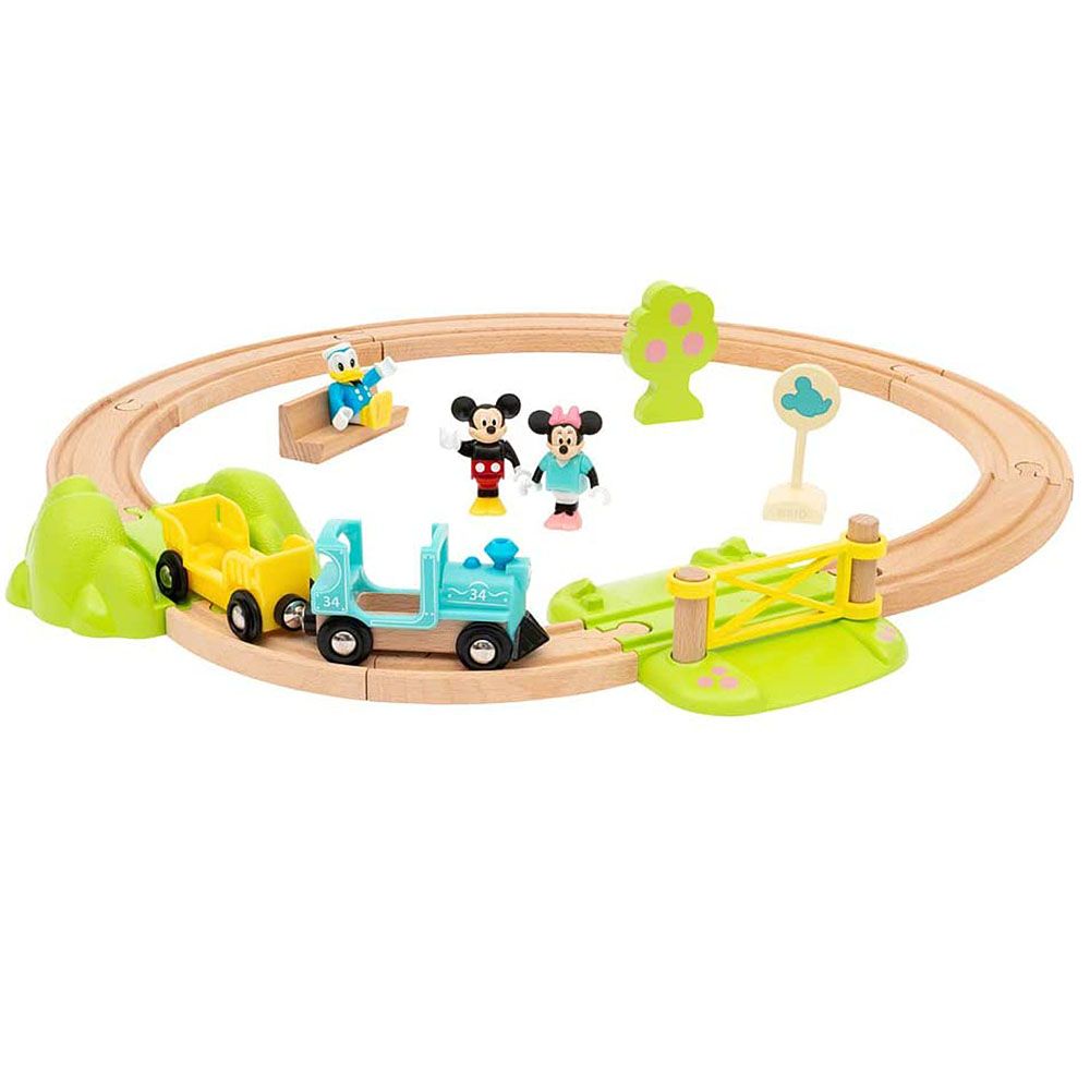 BRIO, Дървен влак с релси, Мики Маус