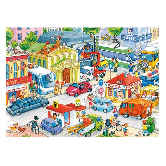 Градски център, пъзел 35 части