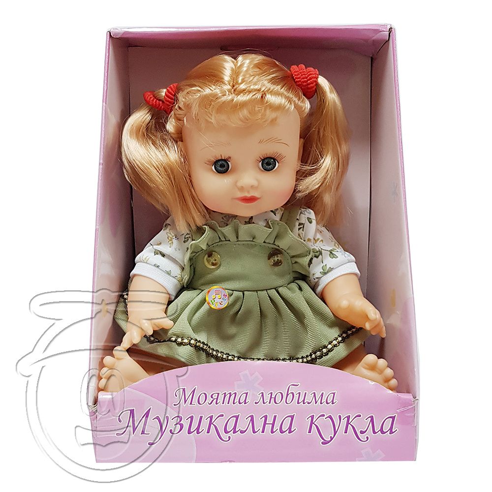 Happytoys, Моята любима музикална кукла говори и пее на български език, зелено сукманче