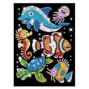 Изкуство с пайети, Морски свят, голям размер