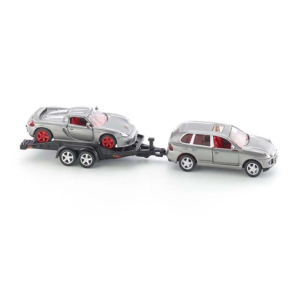 Porsche Cayenne тегли платформа с Porshe GT