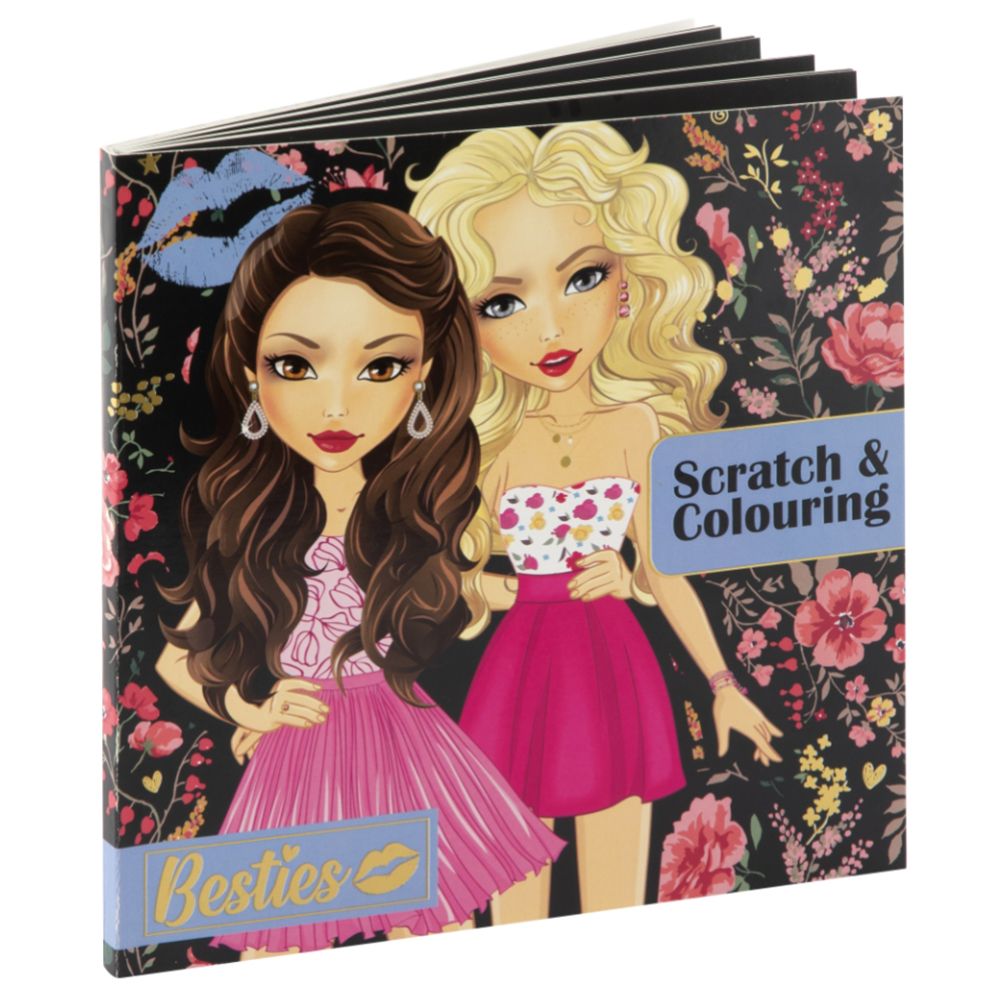 Besties, Скреч изкуство и книжка за оцветяване, Модерни момичета