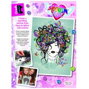 Изкуство с пайети, Flower girl