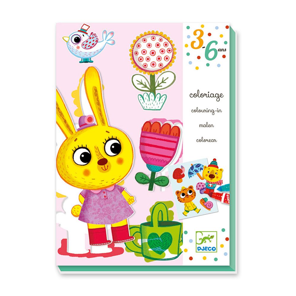 Djeco, Комплект за оцветяване, Сезоните