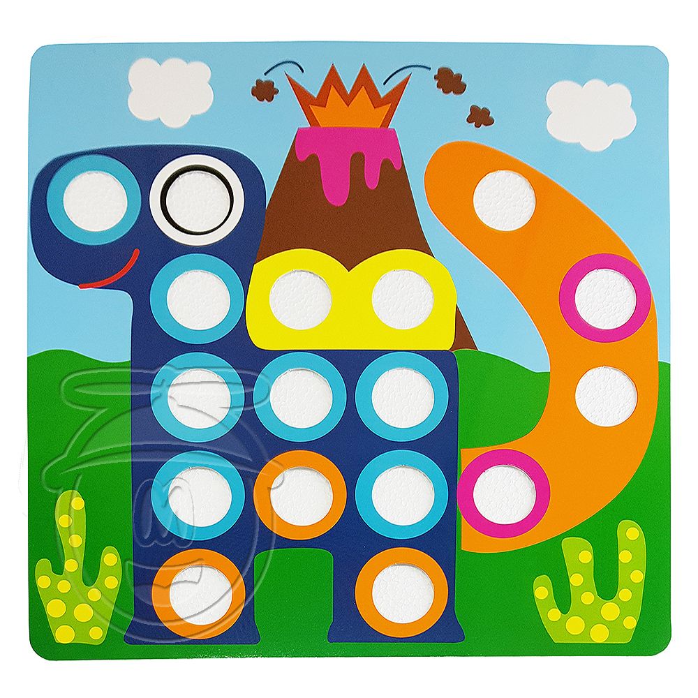 Бебешка мозайка с едри елементи