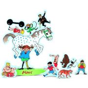 Пипи Дългото чорапче - дървена игра за баланс