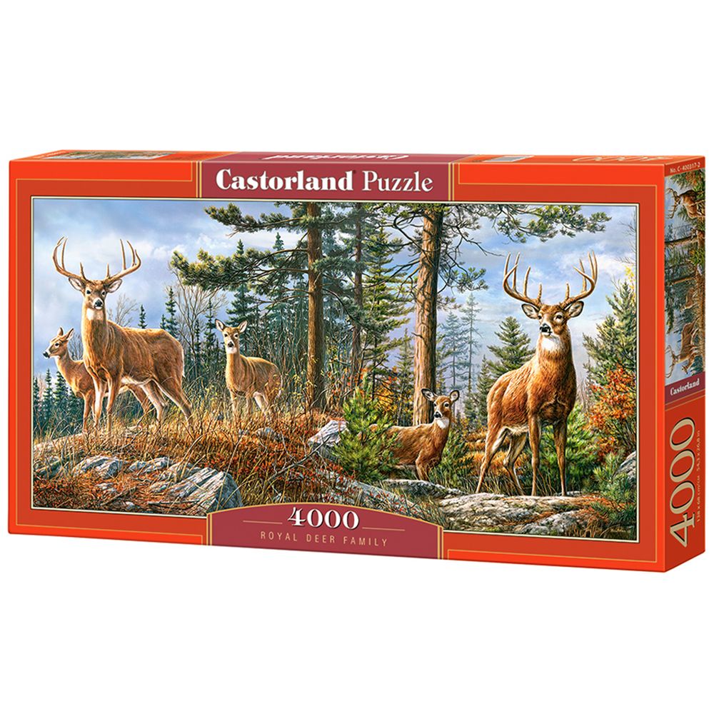 Castorland, Кралско семейство елени, пъзел 4000 части