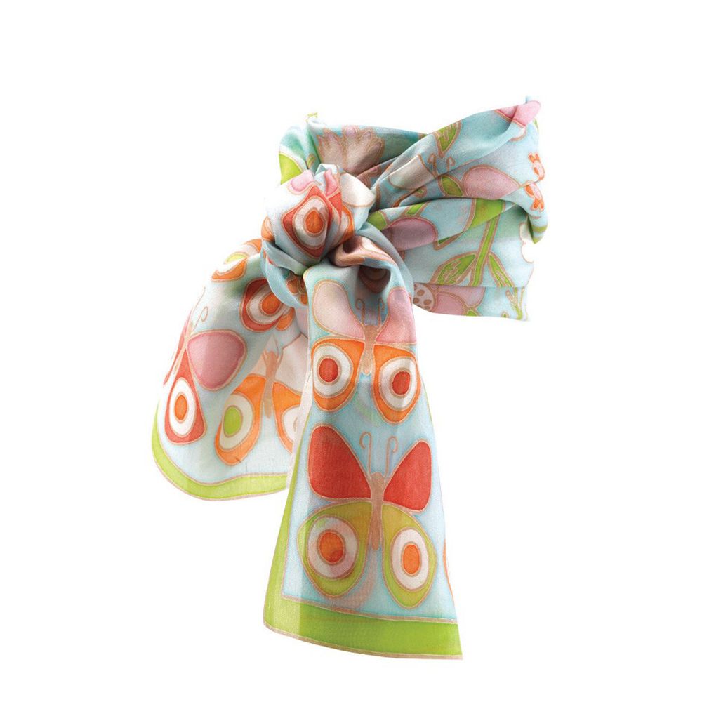 Декорирай сама копринен шал, Пеперуди