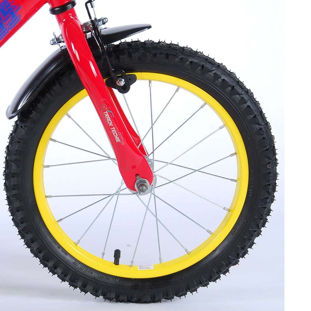 Детски велосипед, Disney Cars 3, с помощни колела, 16 инча