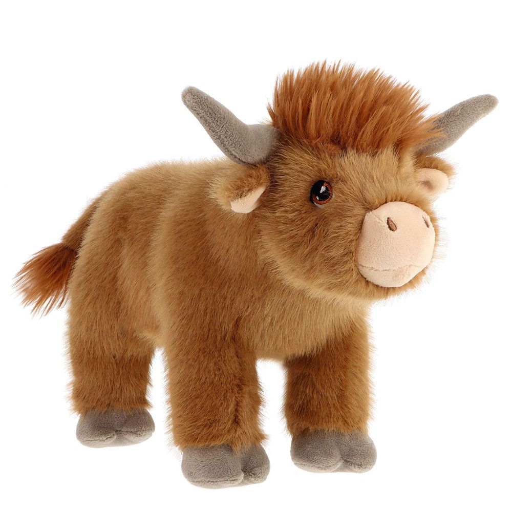 Keeleco, Стояща планинска крава, 30 см, Keel Toys