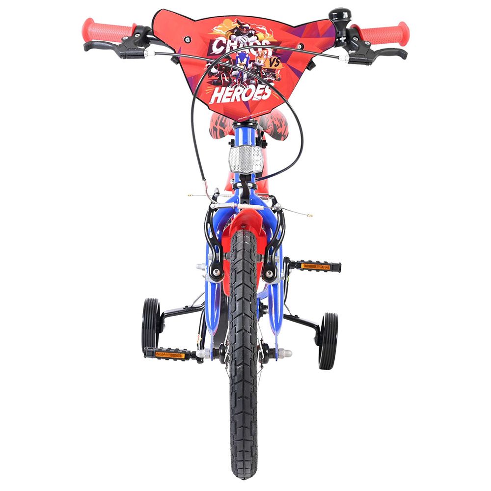 Детски велосипед с помощни колела, Sonic, 16 инча