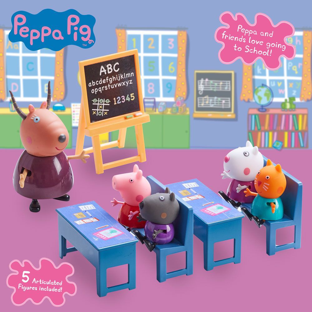 Класна стая с 5 фигурки