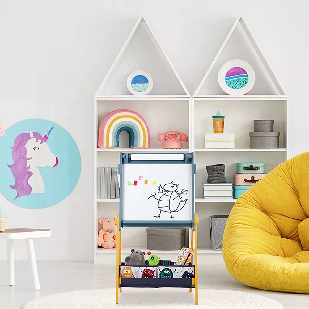 Магнитна дъска-статив с флипчарт и органайзери, Весели духчета