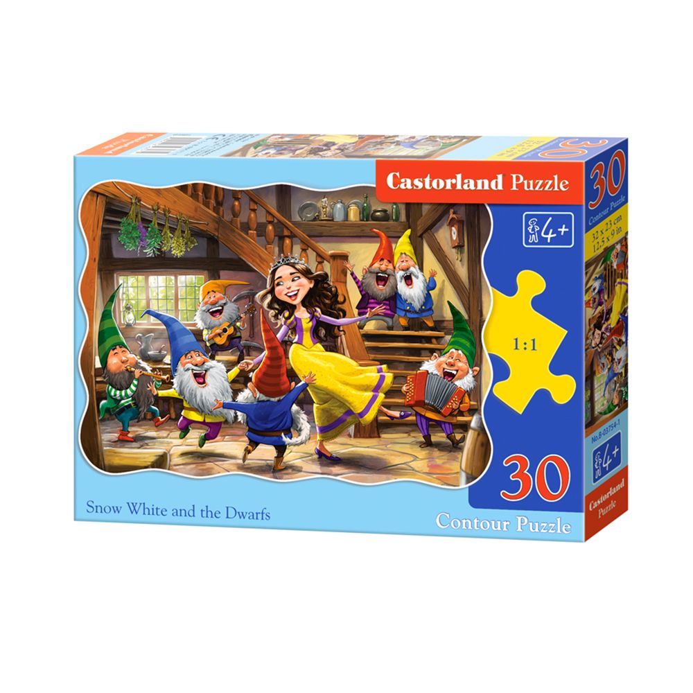 Castorland, Снежанка и седемте джуджета, пъзел 30 части