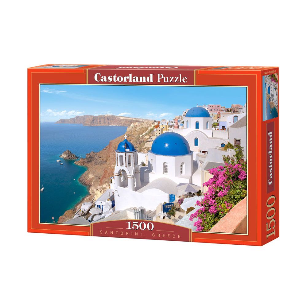 Castorland, Санторини, Гърция, пъзел 1500 части