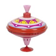 Класически метален пумпал на стойка, розов