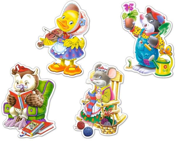 Свободно време, пъзел с 4, 5, 6 и 7 части