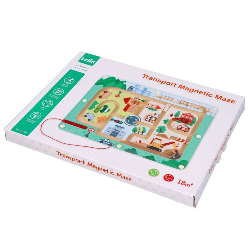 Дървен магнитен лабиринт с топчета, Трафик