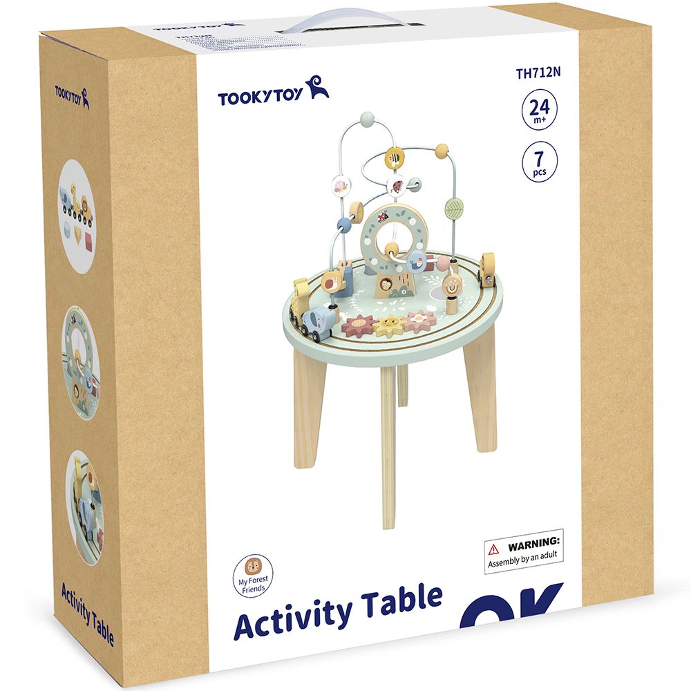 Активна маса за игра в пастелни тонове