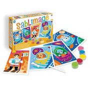 Kомплект за рисуване с цветен пясък, Космос