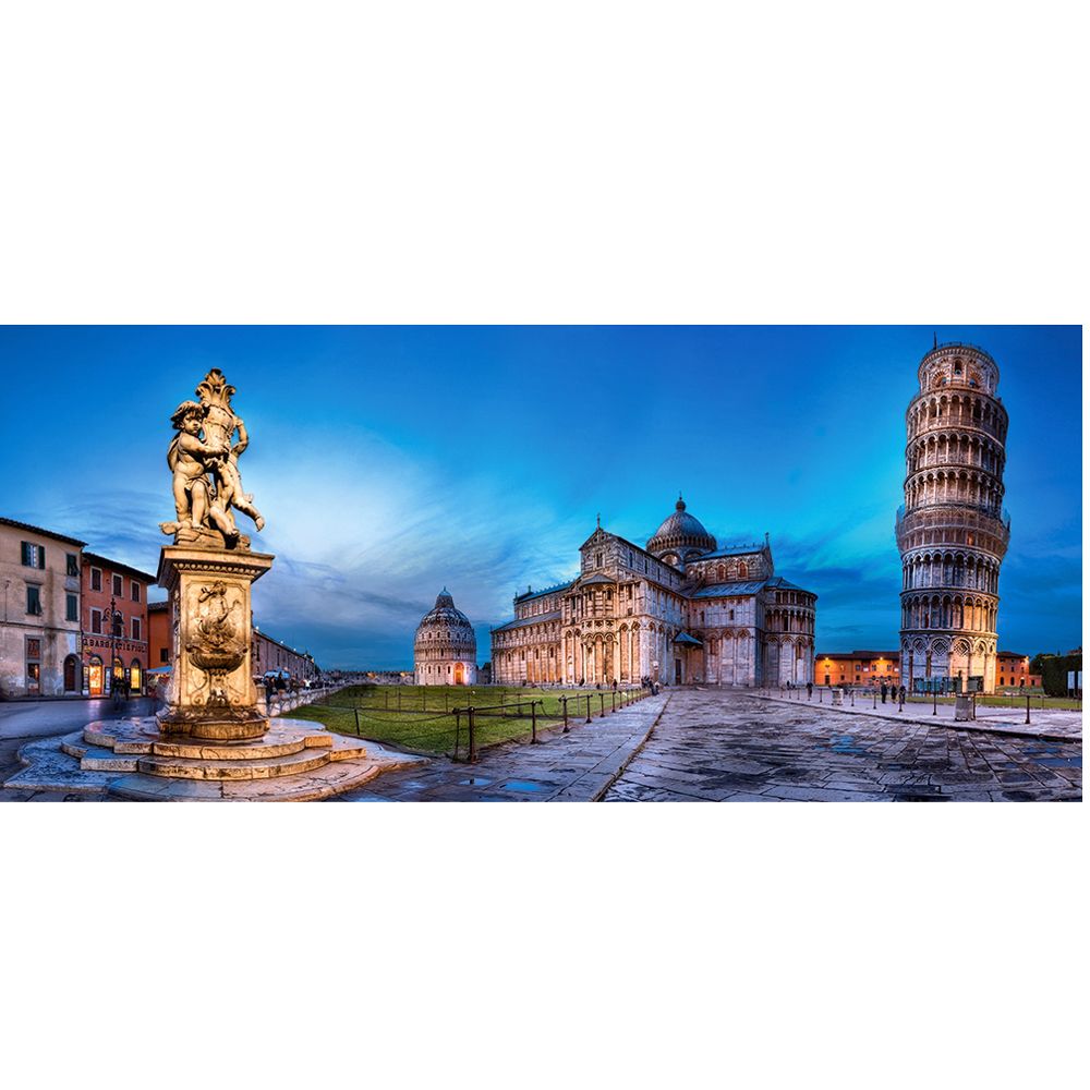 Пиза, Пиаца дей Мираколи, панорамен пъзел 600 части