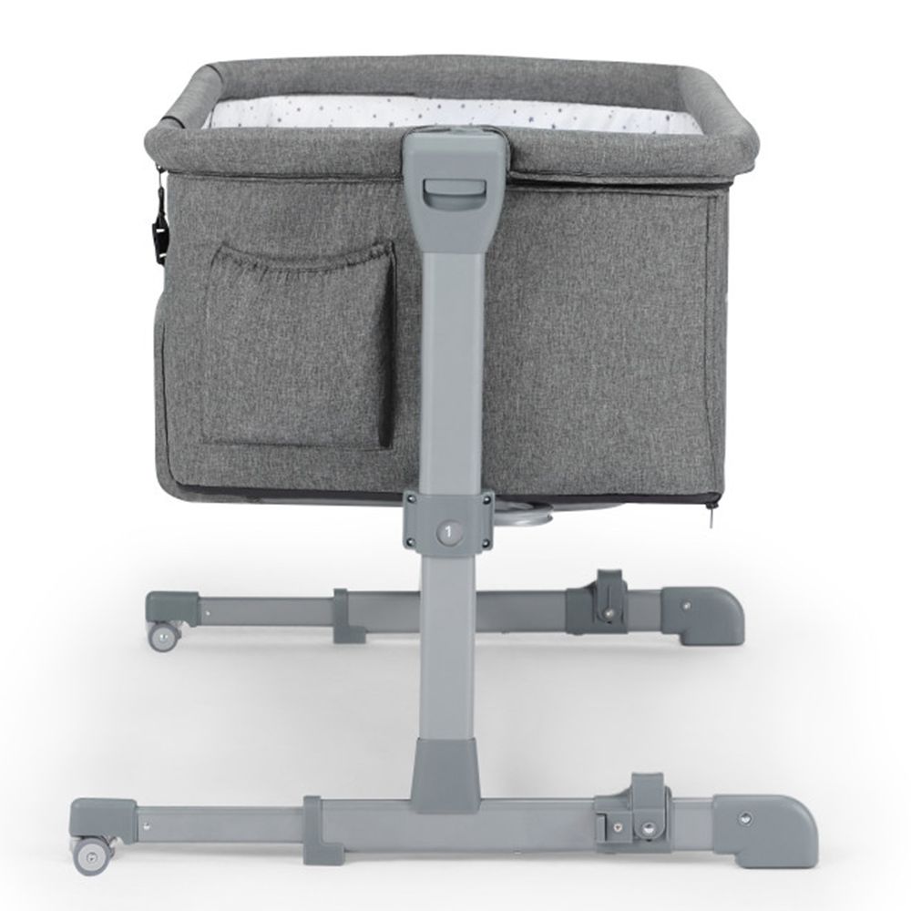 Бебешка кошара NESTE Up, 2 в 1, тъмно сива