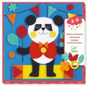 Колажи за най-малките, Картинки от филц, Цветни приятели