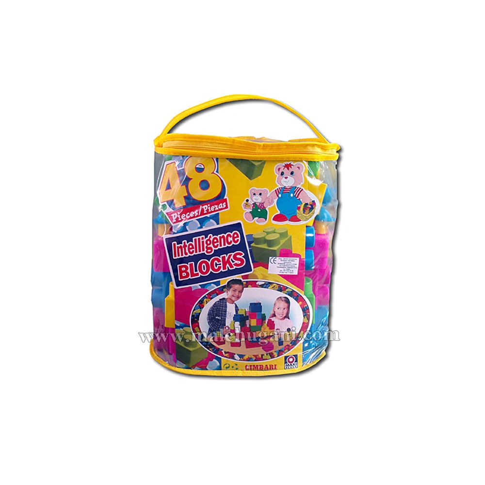 Cimbari, Kонструктор 48 части, MAXI BLOCK с едри елементи