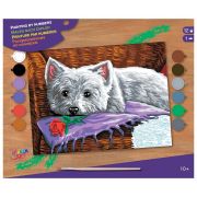 Рисуване по номера, Кучето Ромео, голям размер