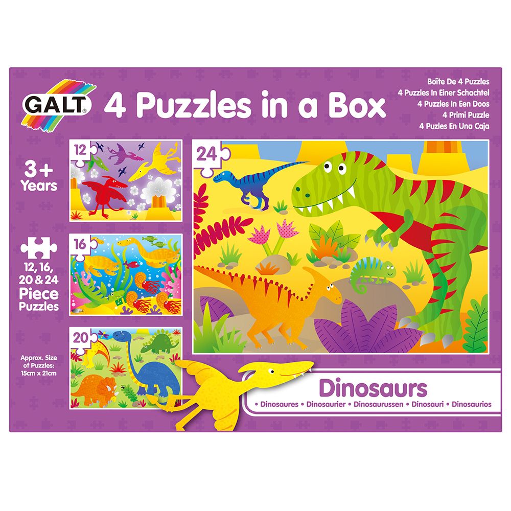 Четири пъзела в кутия, Динозаври