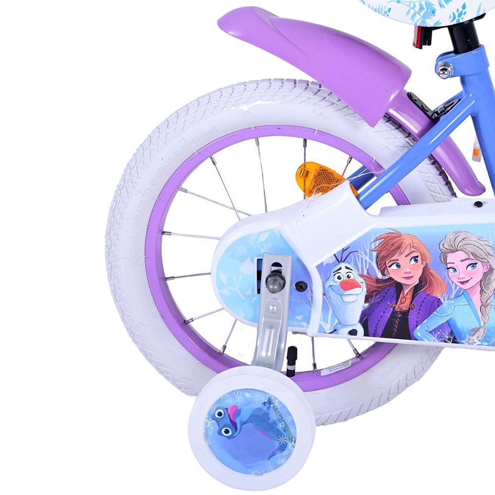 Детски велосипед с помощни колела, Disney Frozen, 14 инча