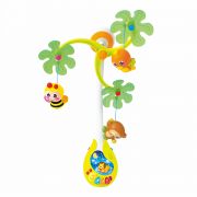 Бебешка музикална въртележка и лампа, 2 в 1, Джунгла