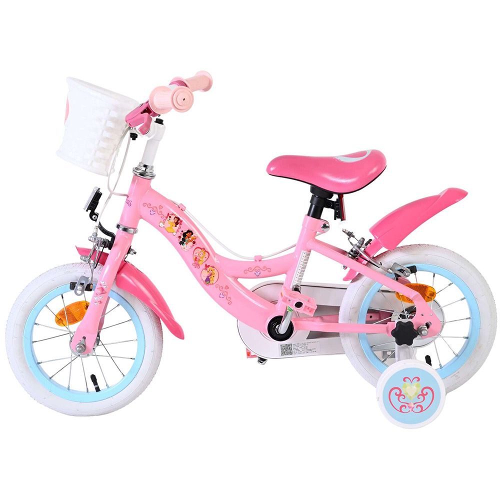 Детски велосипед с помощни колела, Disney Princess,12 инча