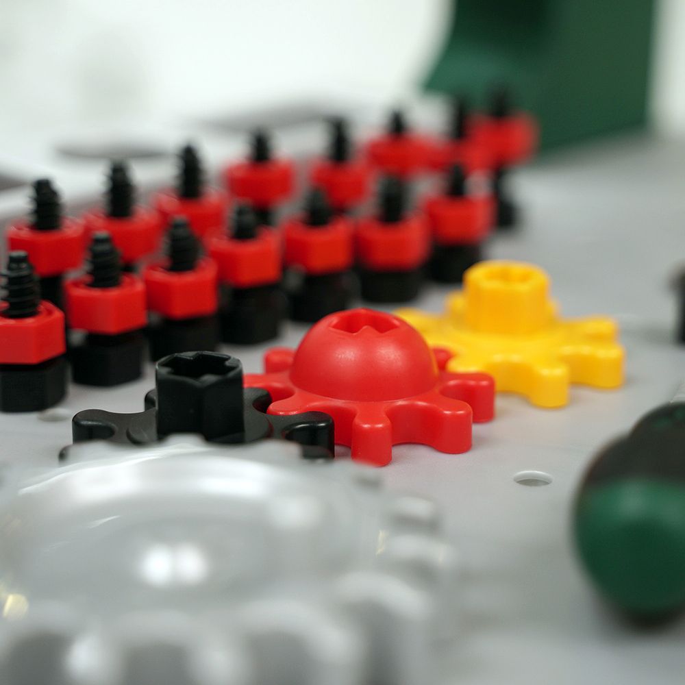Детска работилница „Малък майстор“ с инструменти, 77 части